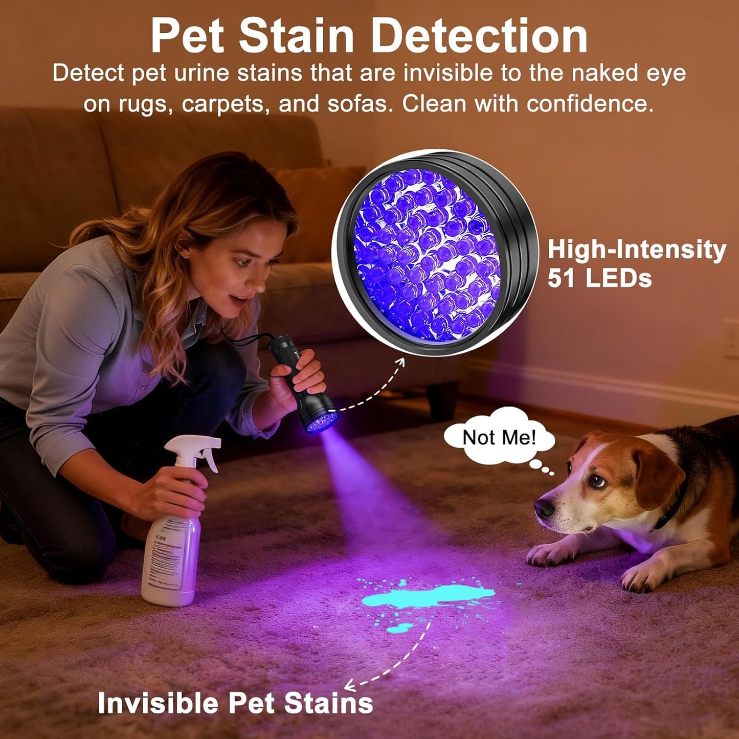 UV Pet Stain Detector