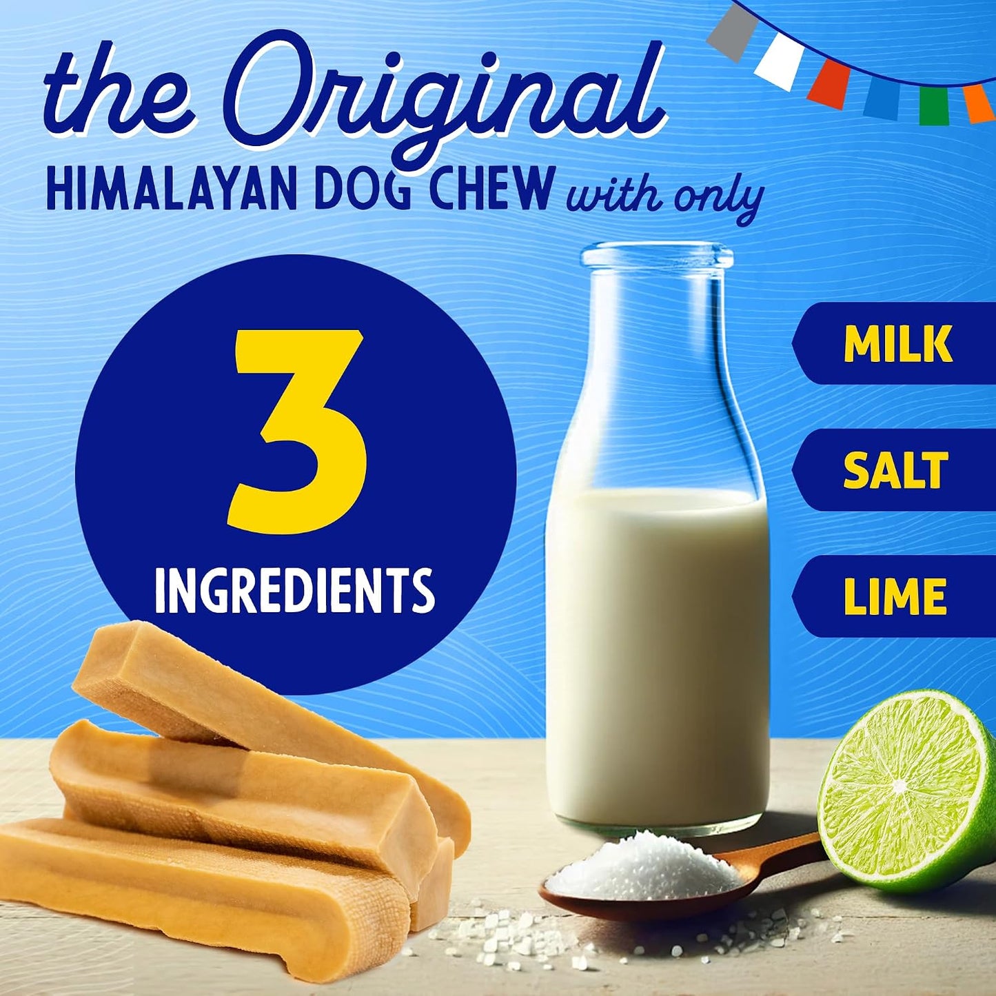 Yak Cheese Dog Chews