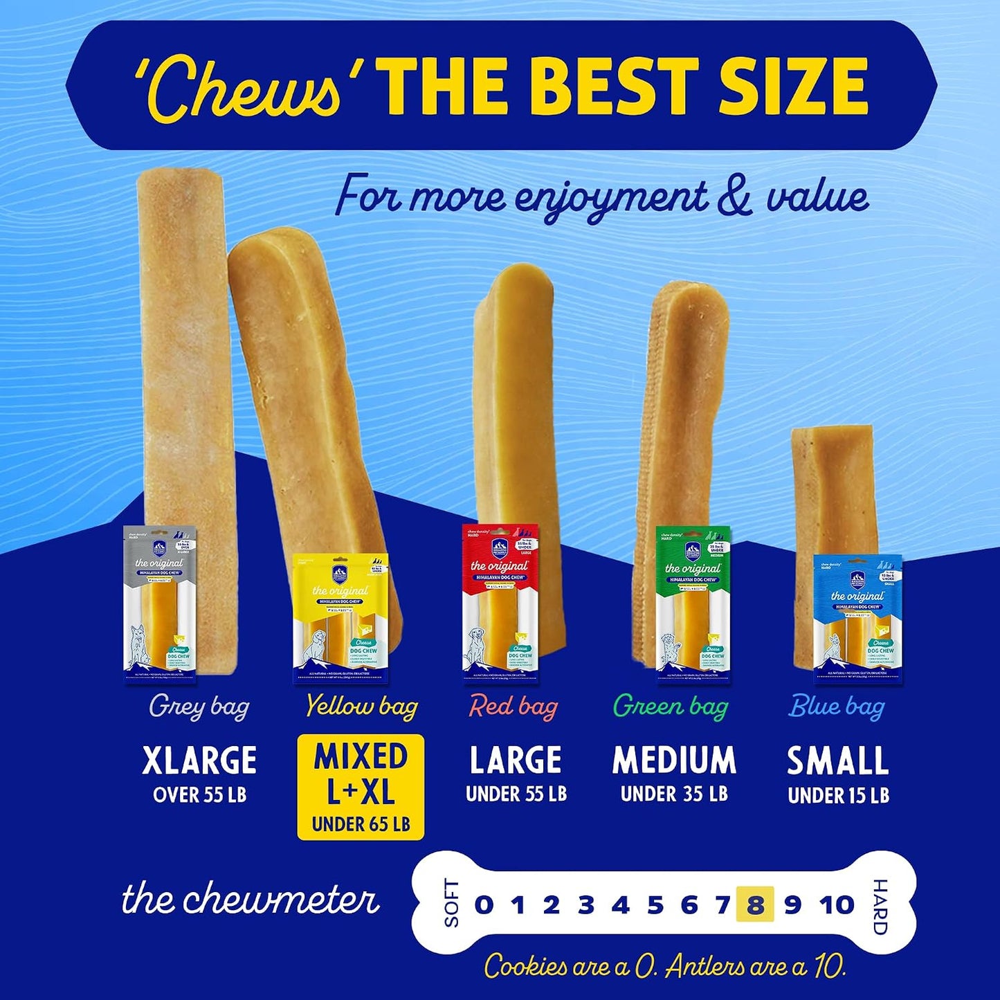 Yak Cheese Dog Chews