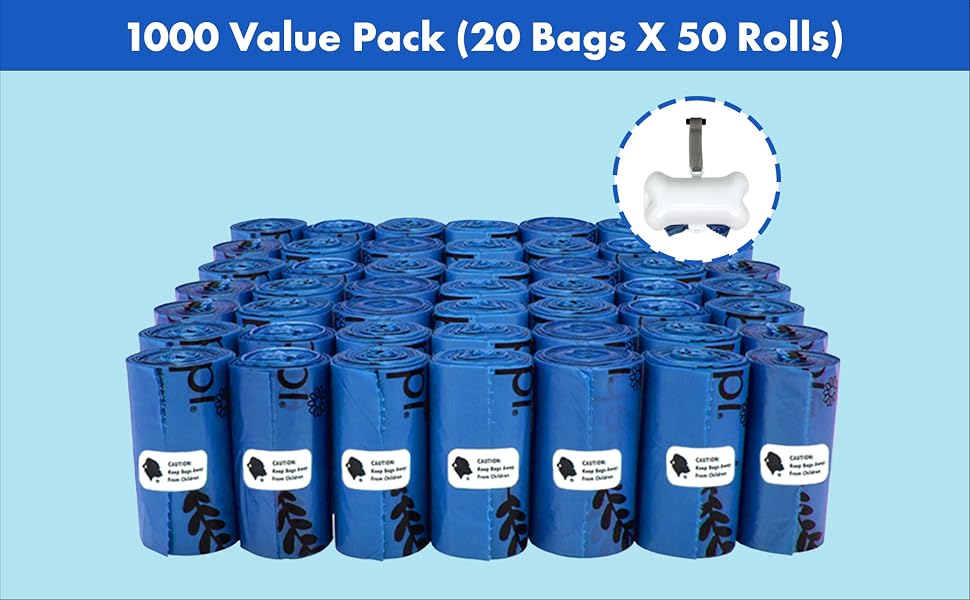 Dog Waste Bags & Dispenser